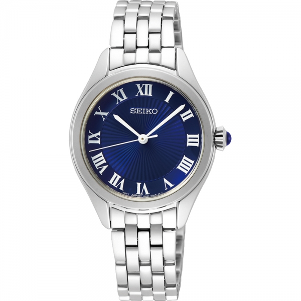 SEIKO LADIES CUARZO 3 AGUJAS ACERO ESF AZUL SUR329P1