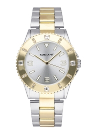 RELOJ RADIANT GAIA 39MM SILVER DIAL IPSILVER-GOLD BRAZ RA567203