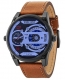 POLICE D-JAY 3H BLACK DIAL CAMEL PL.14835JSB-02