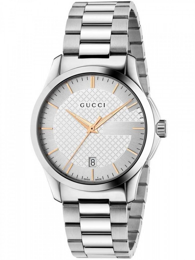  GUCCI WATCH  G-TIMELESS MD SILVER YA126442 - Vista frontal