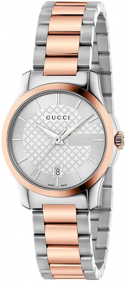  GUCCI WATCH  G-TIMELESS SM SILVER YA126528 - Vista frontal