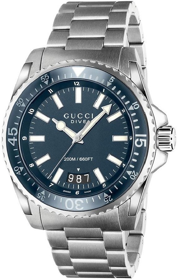 GUCCI WATCH DIVE XL BLUE YA136203