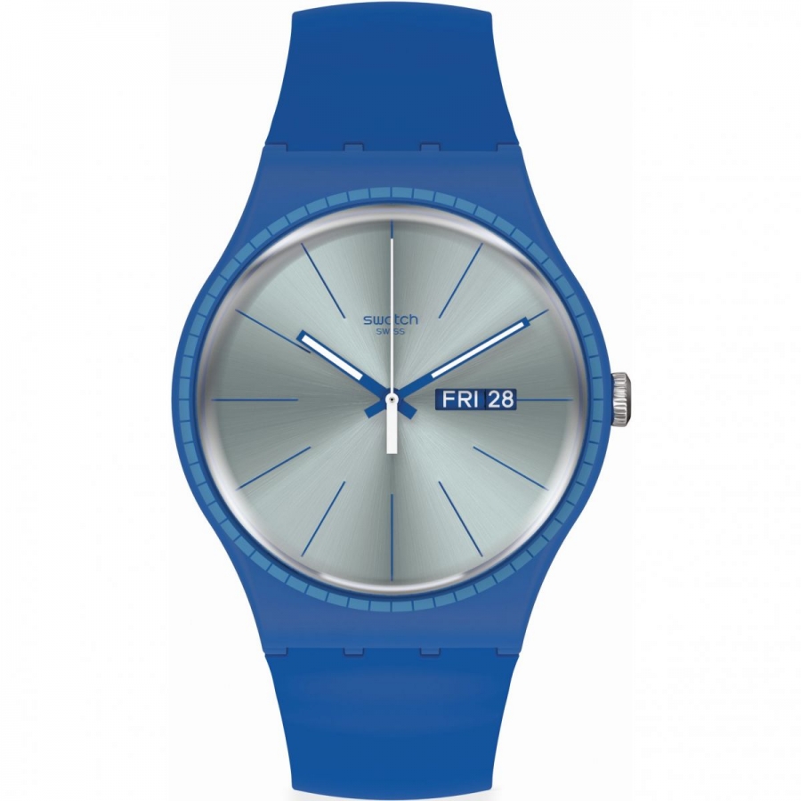 Swatch BLUE RAILS SUON714 - Vista frontal