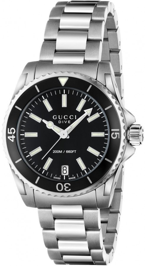  GUCCI WATCH  DIVE MD BLACK YA136403 - Vista frontal