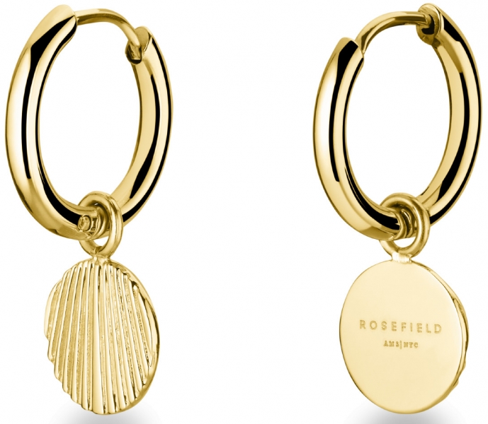 Rosefield OVAL HOOPS. - Pendientes - Gold-coloured/dorado