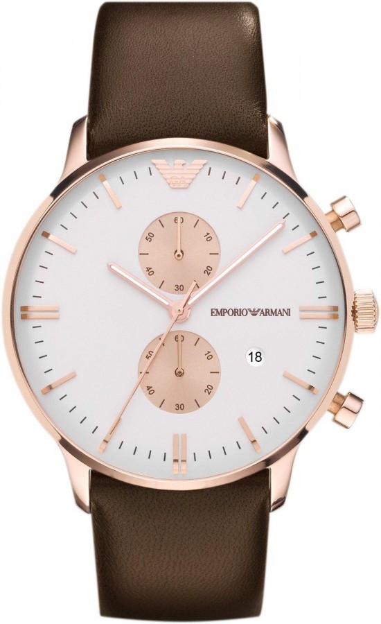  EMPORIO ARMANI BLACK ROSE GOLD AR0398 - Vista frontal