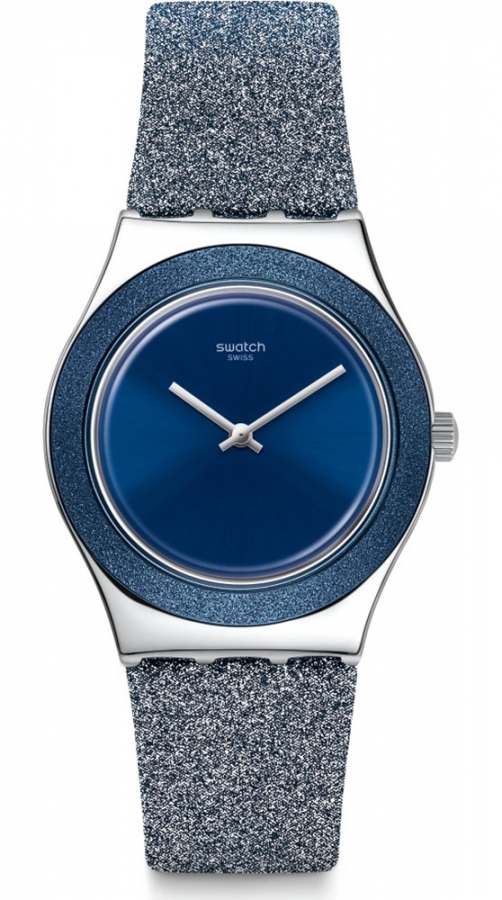Swatch BLUE SPARKLE YLS221 - Vista frontal