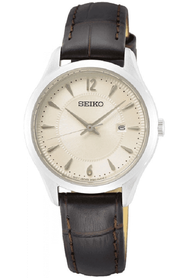 Seiko NEO CLASSIC CUARZO SUR427P1 - Vista frontal