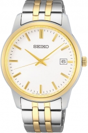 RELOJ SEIKO NEO CLASSIC CUARZO 3 AGUJAS BICOLOR SUR402P1