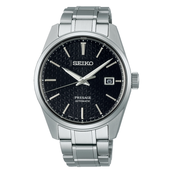 SEIKO PRESAGE SHARP EDGED SERIES ESFERA NEGRA SPB203J1