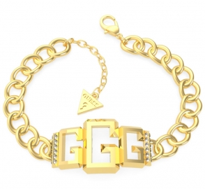 RELOJ GUESS CURB CHAIN 32MM 3G LOGO YG UBB70023-S