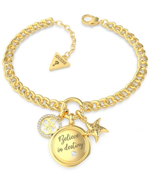 GUESS BELIEVE IN DESTINY CHARM YG UBB70054-S
