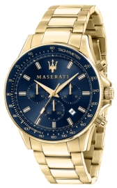 RELOJ MASERATI SFIDA 44MM CHR BLUE DIAL BR YG R8873640008