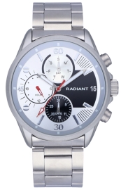 RELOJ RADIANT COMMANDER 44MM SILVER DIAL IPSILVER BRAZ RA571703