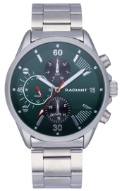 RELOJ RADIANT COMMANDER 44MM GREEN DIAL IPSILVER BRAZ RA571704