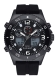 RADIANT STORM 50MM BLACK DIAL BLACK SILI STRAP RA572602