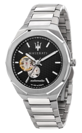 RELOJ MASERATI STILE 42MM AUTO BLACK DIAL BR SS R8823142002