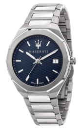 RELOJ MASERATI STILE 42MM 3H BLUE DIAL BR SS R8853142006