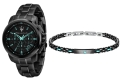 MASERATI AQUA EDITION 44MM CHRO BLK DIA BR BLK+BR R8873644004