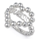 GUESS CRYSTALS HEART RING RH UBR70025-52