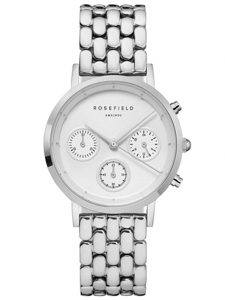 ROSEFIELD THE CHRONO WHITE SILVER NWG-N92