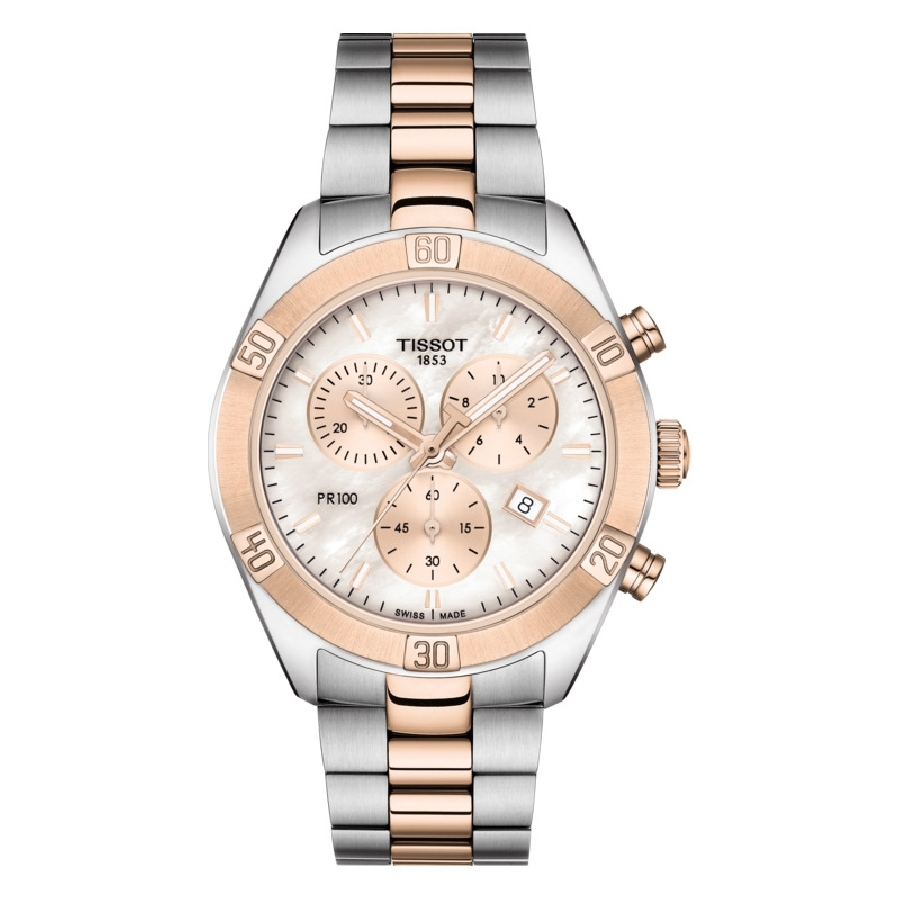 Tissot PR 100 SPORT CHIC CHRONOGRAPH T1019172215100 - Vista frontal