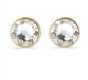 GUESS 12MM CRYSTAL CLEAR STUD YG UME70016