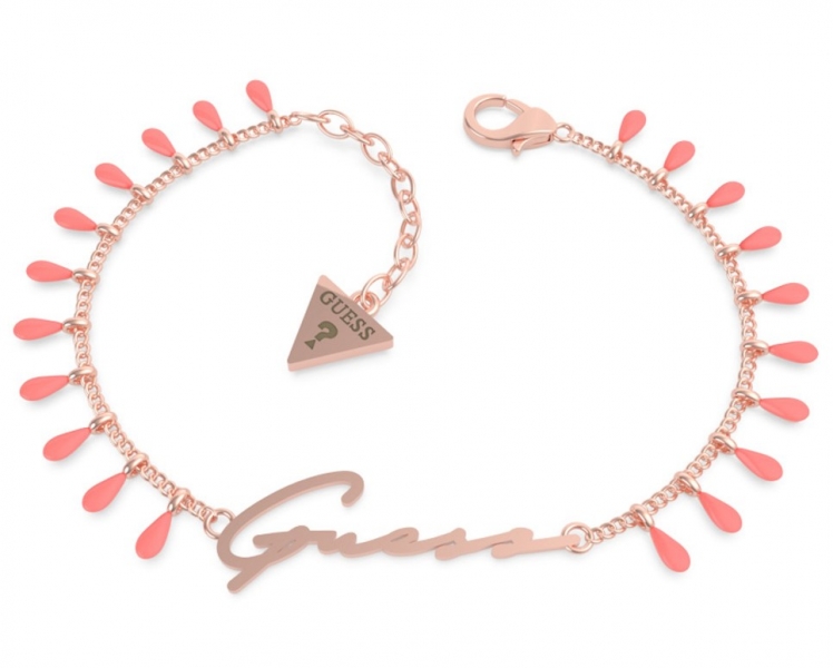 GUESS CORAL ENAMEL  LOGO RG UBB70120-S