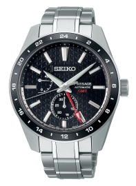 RELOJ SEIKO PRESAGE SHARP EDGED SERIES GMT NEGRO SPB221J1