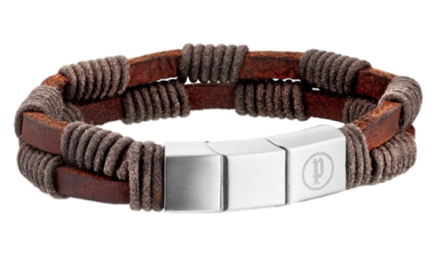 Police JEWELS TWIN ROW S14AJL02B - Vista frontal