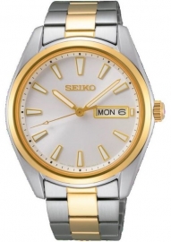 RELOJ SEIKO NEO CLASSIC DOBLE CALENDARIO BICOLOR SUR446P1