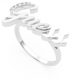 RELOJ GUESS SCRIPT CRYSTALS RING RH UBR70019-54