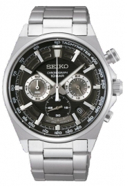 RELOJ SEIKO NEO SPORTS CUARZO CRONO ESFERA NEGRA SSB397P1