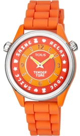 RELOJ TOUS TENDER TIME PC/SS ESF NARANJA SILICONA 100350585