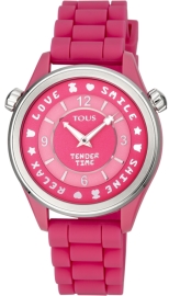 RELOJ TOUS TENDER TIME PC/SS ESF ROSA SILICONA 100350580