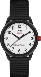 RELOJ ICE WATCH SOLAR POWER-BLACK WHITE-NUMBERS-SM-3H IC018478