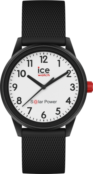 ICE WATCH SOLAR POWER-BLACK WHITE-NUMBERS-SM-3H IC018478