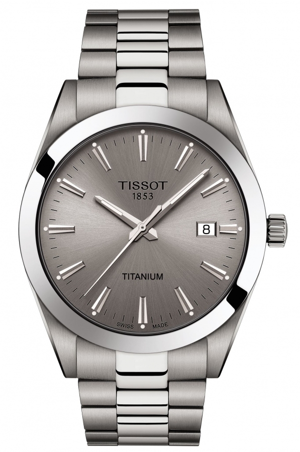 Tissot GENTLEMAN TITANIUM T1274104408100 - Vista frontal
