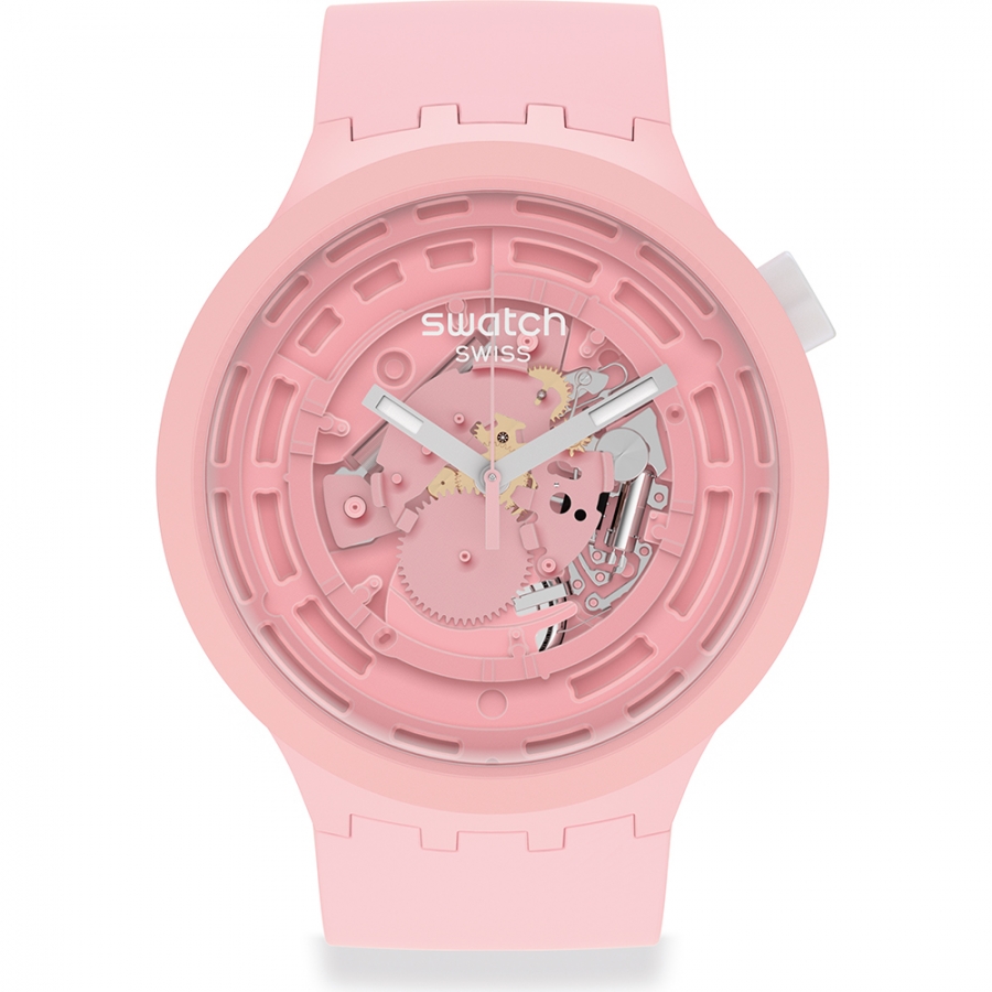 Swatch C-PINK SB03P100 - Vista frontal