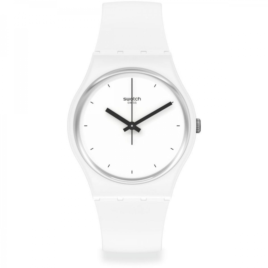 Swatch THINK TIME WHITE SO31W100 - Vista frontal