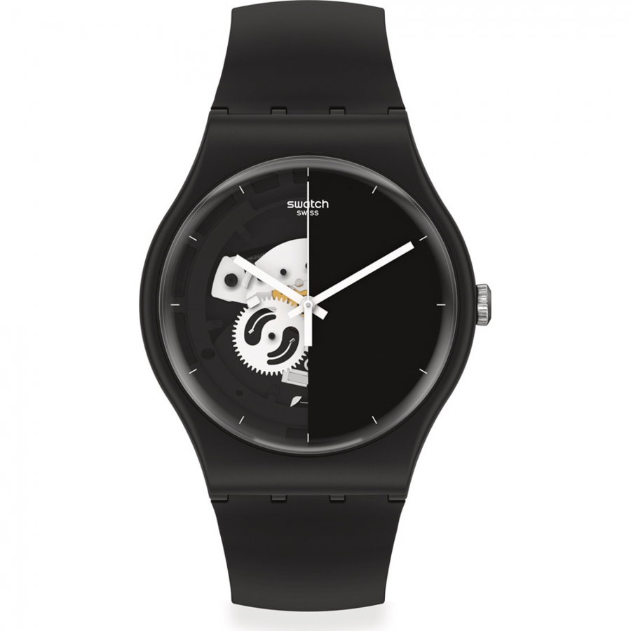 Swatch LIVE TIME BLACK SO32B107 - Vista frontal
