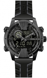 RELOJ POLICE TARONGA ANADIGI BLACK DIAL / BLACK SILI PEWJP2110203