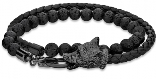 RELOJ POLICE JEWELS SAVAGE ANIMALIA BRACELET BLACK LEATHER PEAGB2119903