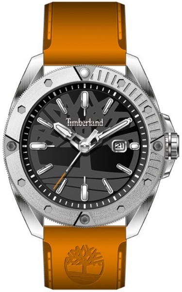 TIMBERLAND CARRIGAN 3HD BLACK DIAL ORANGE SILICON TDWGN2102902