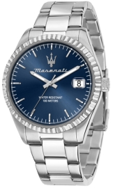 RELOJ MASERATI COMPETIZIONE 43MM 3H BLUE DIAL BR SS R8853100029