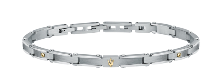RELOJ MASERATI GIOIELLI MASERATI BR. IP YG TRIDENT LOGO 22CM JM421ATK16