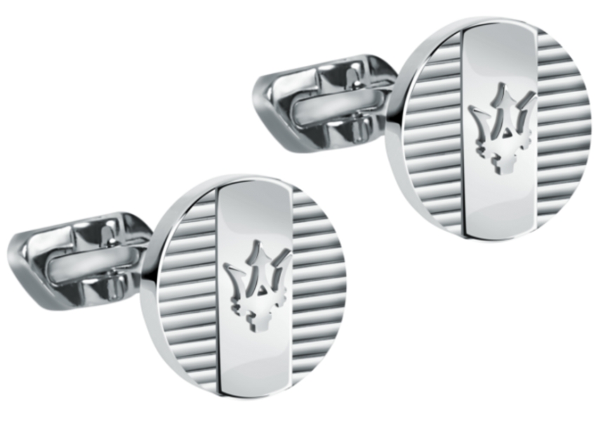 MASERATI GIOIELLI MASERATI J CUFFLINKS STEEL JM121ATK13