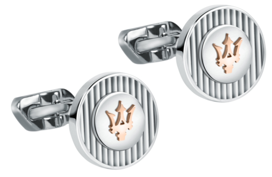 MASERATI GIOIELLI MASERATI J CUFFLINKS SS+RG JM121ATK14