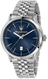 RELOJ MASERATI EPOCA 42MM 3H BLUE DIAL BR SS R8853118021