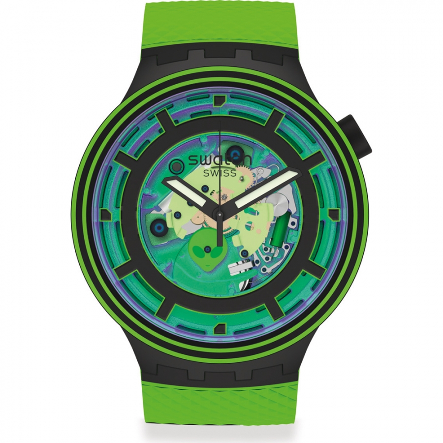 Swatch COME IN PEACE SB01B125 - Vista frontal